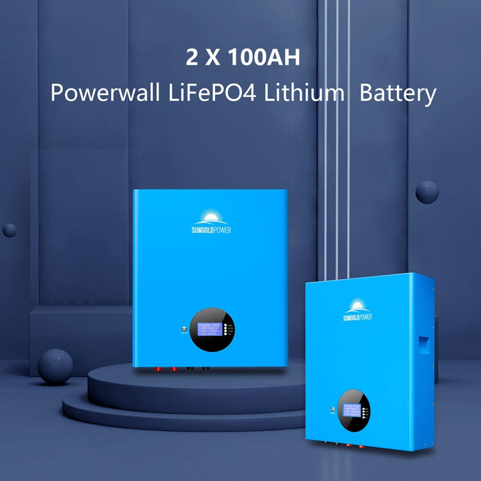 SunGoldPower | Off-Grid Solar Kit 5000W 48VDC 120V 10.24KWH PowerWall Lithium Battery | 6x 370 Watts Solar Panels image 16
