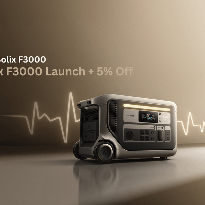 Buy the Anker Solix F3000 Today – High-Capacity Portable Power for Home, Travel, and Emergencies