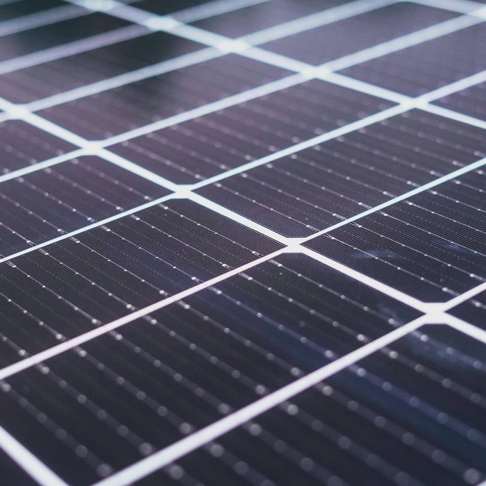 a close up picture of solar panel