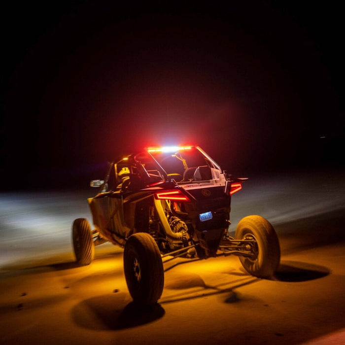 KC HiLiTES | Multi-Function Chase Bar Kit - Rear-Facing LED Light Bar for Polaris RZR Turbo R / RZR Pro XP / RZR Pro S