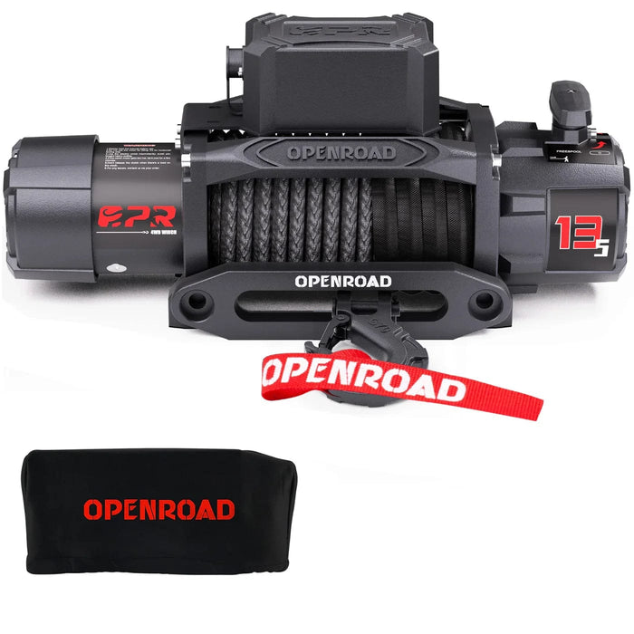 OPENROAD | 13,500lbs electric winch with Synthetic Rope - Panther Series 3S