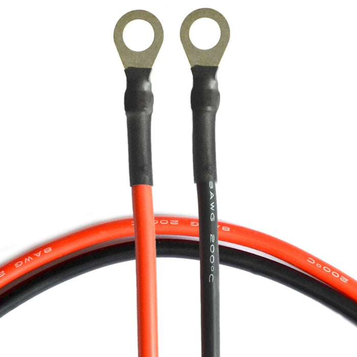 ACOPOWER |  8AWG 8ft Ring - Bare Wire Cable