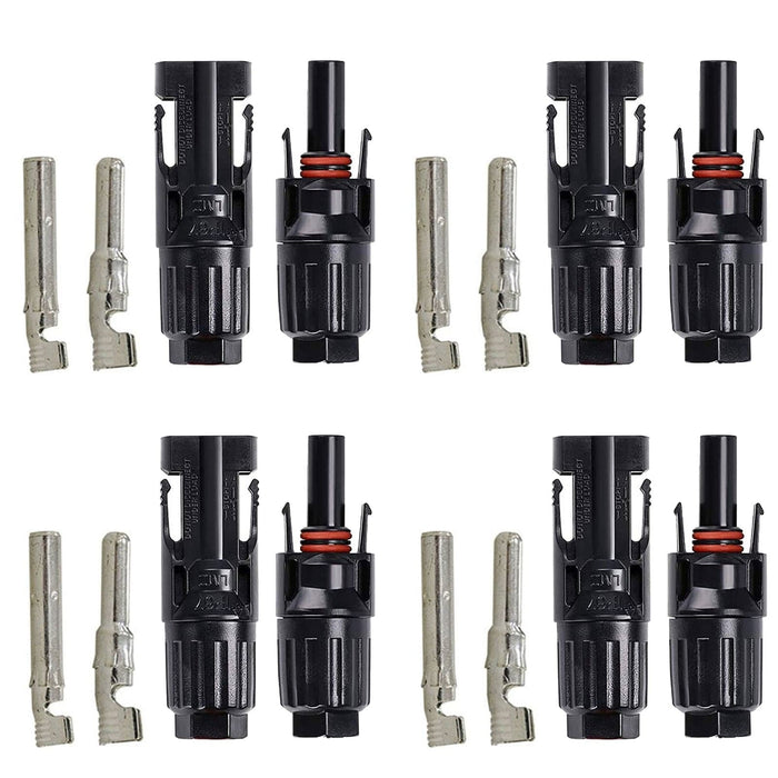ACOPOWER | 4 Pairs Male/Female Solar Connectors