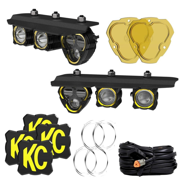 KC HiLiTES | FLEX ERA® SAE Fog Pocket Kit - 2021-Current Ford Bronco