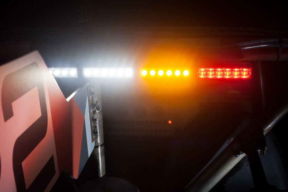 KC HiLiTES | Multi-Function Chase Bar Kit - Rear-Facing LED Light Bar for Polaris RZR Turbo R / RZR Pro XP / RZR Pro S