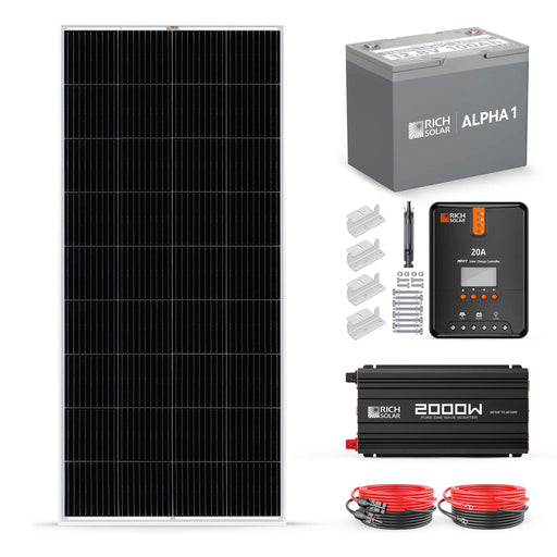 200 Watt Complete Solar Kit