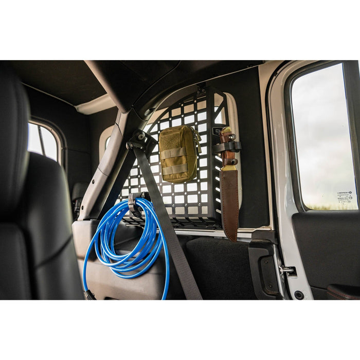 2018-2026 Jeep Wrangler JL 4-Door Rear Window Pocketed Molle Panels
