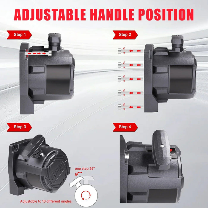 OPENROAD | 12,000lbs Electric Winch with Synthetic Rope-Panther Series 3S