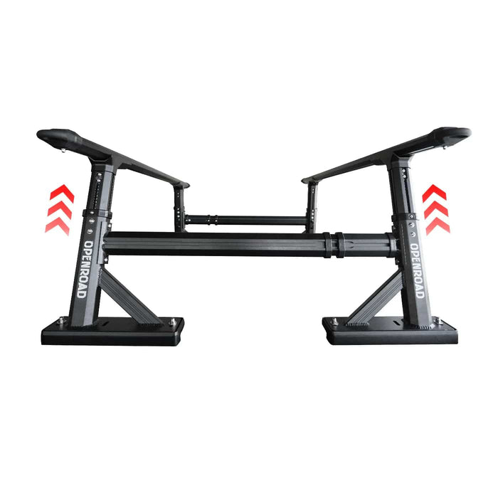 OPENROAD | Universal Fit Adjustable Bed Rack for Trucks