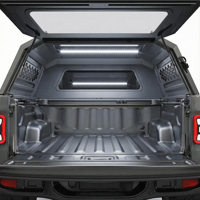 OPENROAD Aluminum Truck Cap with Three-Color Light