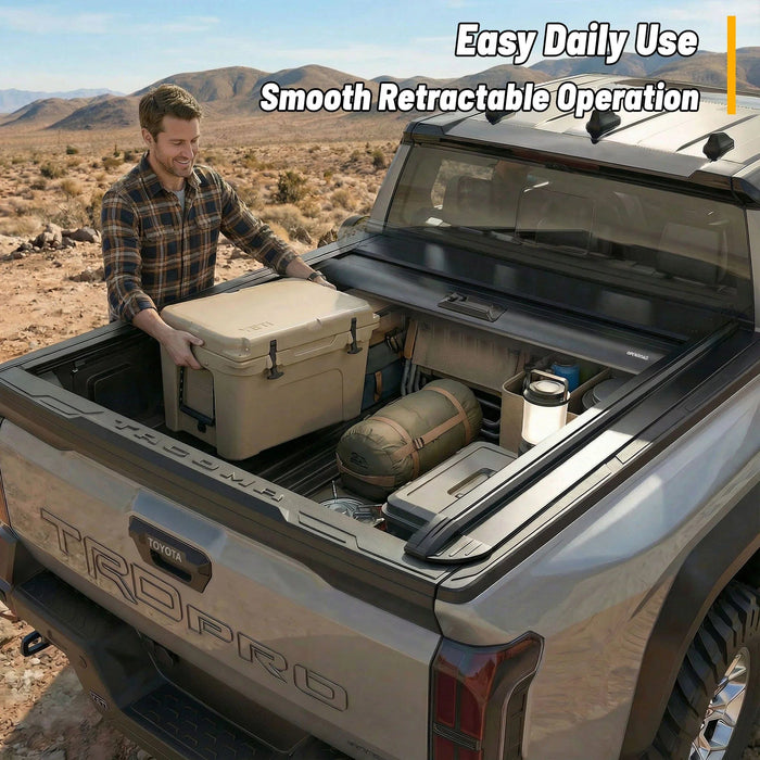 OPENROAD | Aluminum Retractable Tonneau Cover