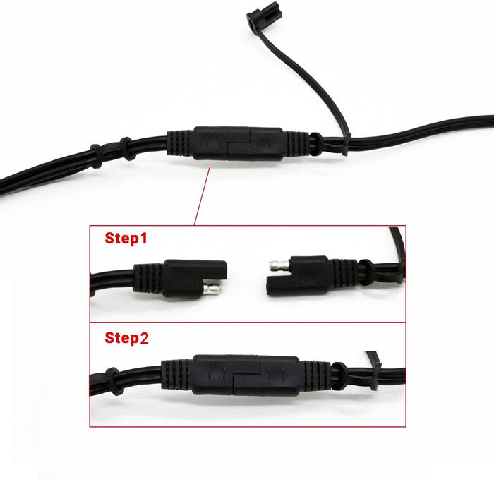 ACOPOWER | SAE- SAE 14AWG 20ft extension Cable