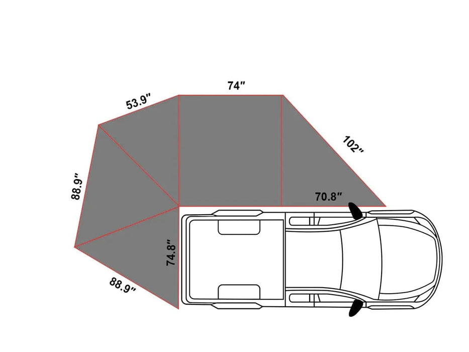 OPENROAD | 270 Degree Awning Plus Sidewalls