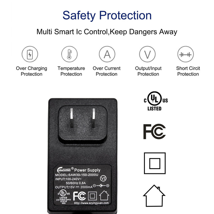 ACOPOWER | AC Charge Adapter for 150wh Solar Generaor