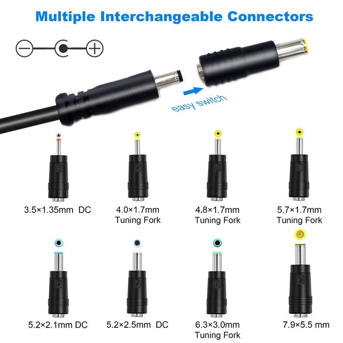 ACOPOWER | DC12V/24V Car Cigarette Lighter to DC 5.5x2.1mm Connector Adapter