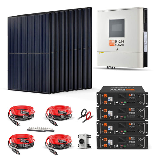 4000W 48VDC-120VAC Solar Kit