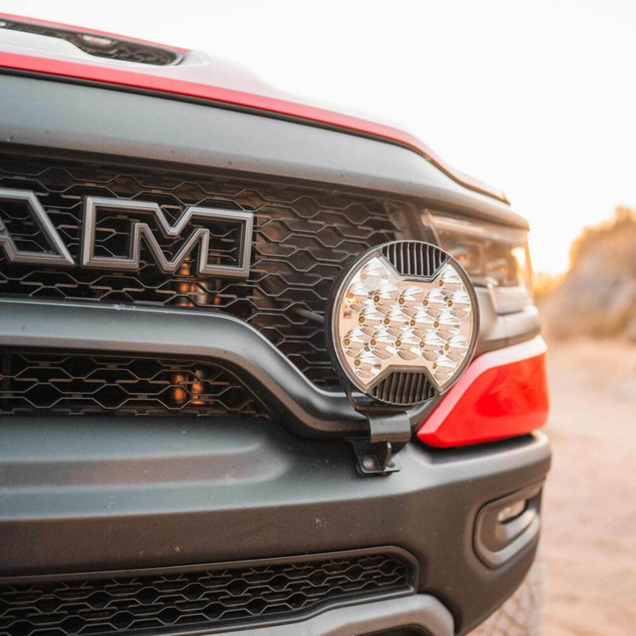 KC HiLiTES | Grille Mount Light Brackets for Two Lights - GEN5 2019+ RAM 1500 Rebel/1500 TRX