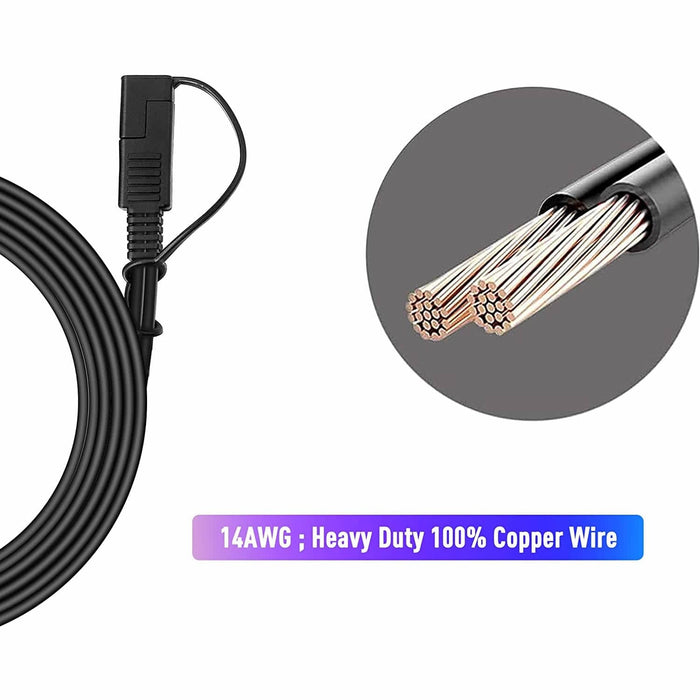 ACOPOWER | SAE- SAE 14AWG 20ft extension Cable