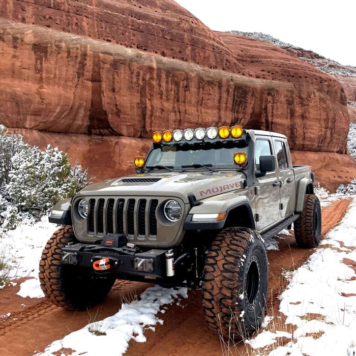 KC HiLiTES | Bracket Set - 50" Light Bar - Overhead Mount - Pair - for Jeep 392/Mojave