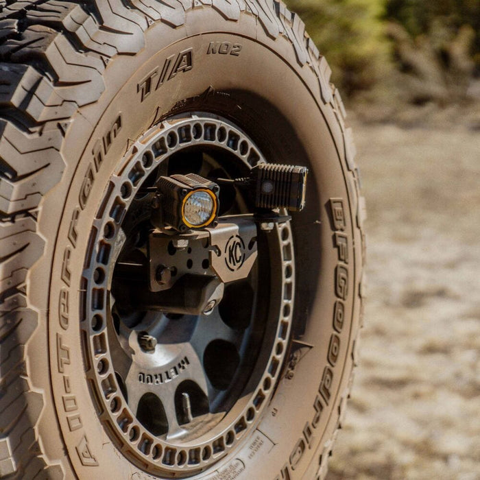 KC HiLiTES | Light Mount - Spare Tire Carrier - GEN6 2021+ Ford Bronco M12x1.5 Lug Nuts