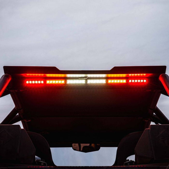 KC HiLiTES | Multi-Function Chase Bar Kit - Rear-Facing LED Light Bar for Polaris RZR Turbo R / RZR Pro XP / RZR Pro S