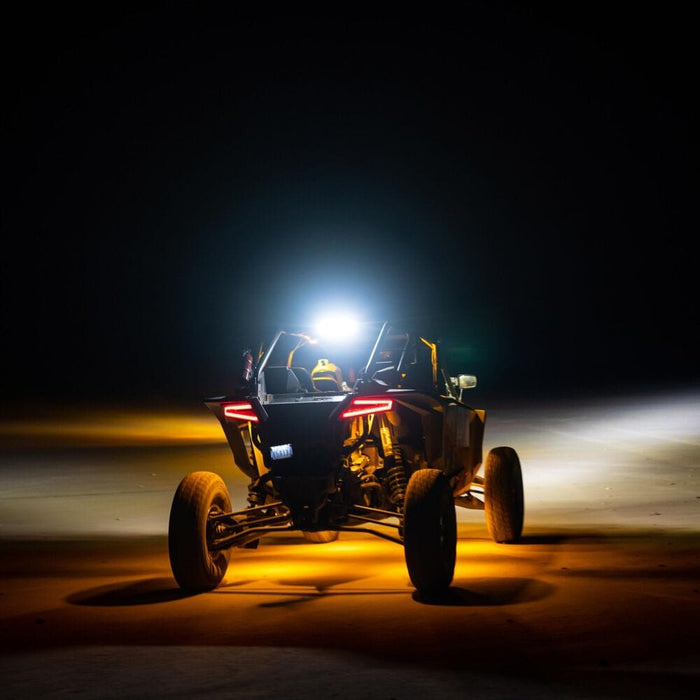 KC HiLiTES | Multi-Function Chase Bar Kit - Rear-Facing LED Light Bar for Polaris RZR Turbo R / RZR Pro XP / RZR Pro S