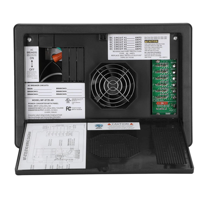 ACOPOWER | 30Amp Power Center Black
