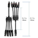 ACOPOWER | 4 to 1 Solar Branch Connectors MMMMF+FFFFM Pair