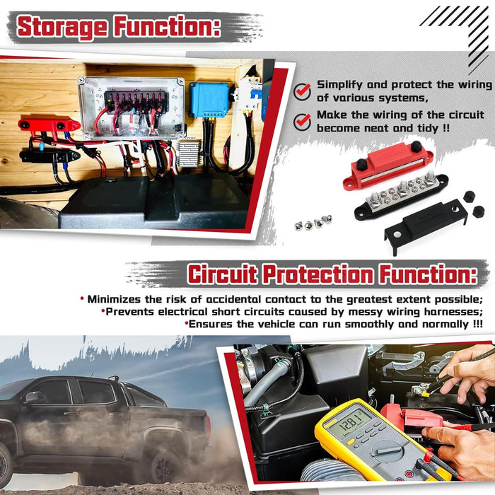 ACOPOWER | 400A Bus Bar Power Distribution Block