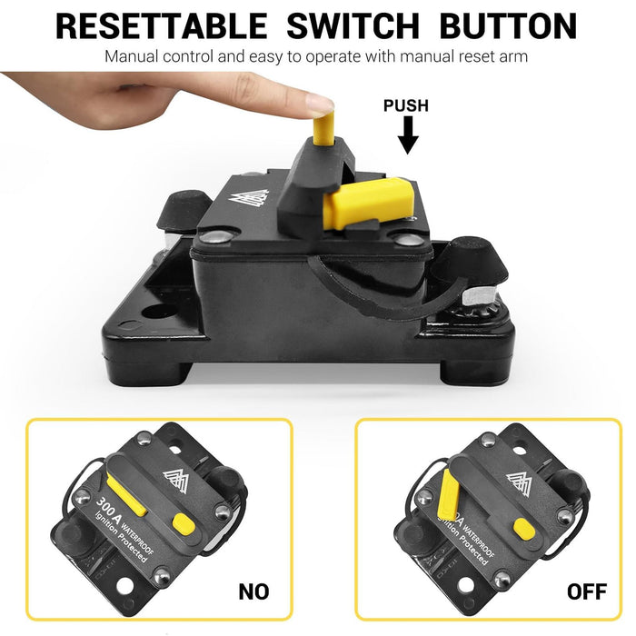 ACOPOWER | 80/300 Amp Circuit Breaker