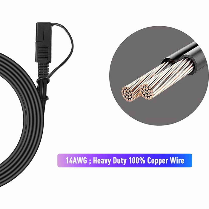 ACOPOWER | SAE- SAE 14AWG 20ft extension Cable