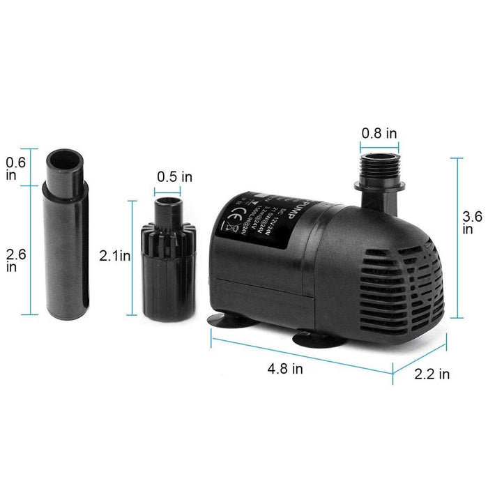 ACOPOWER | Solar Water Pump Kit-410GPH Submersible Pump and 20W Solar Panel