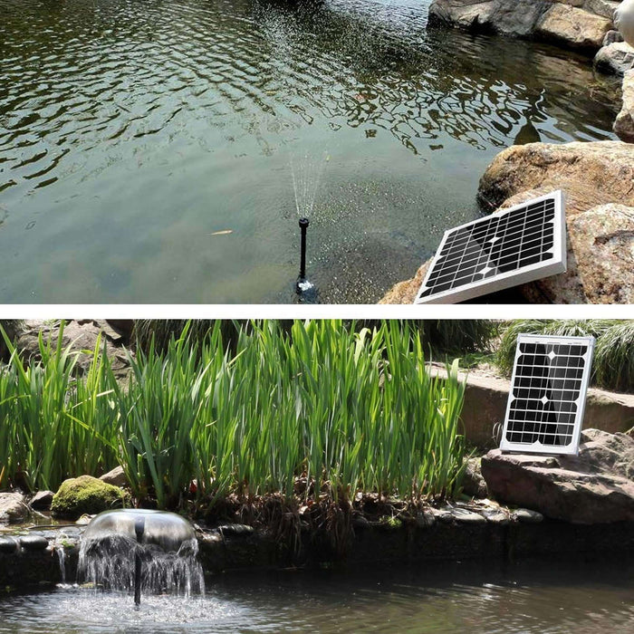 ACOPOWER | Solar Water Pump Kit-410GPH Submersible Pump and 20W Solar Panel