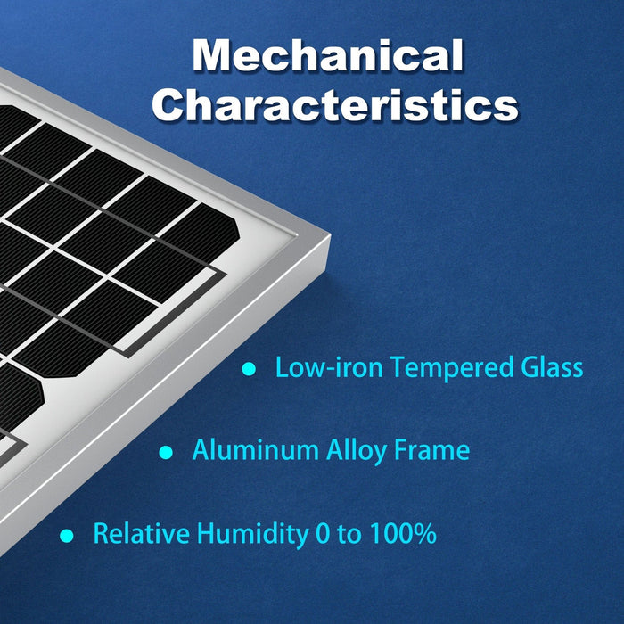 ACOPower | 10 Watt 12 Volt Monocrystalline Solar Panel
