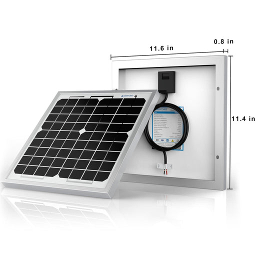 ACOPower | 10 Watt 12 Volt Monocrystalline Solar Panel