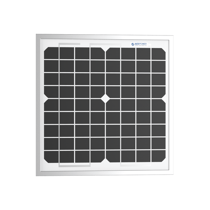 ACOPower | 10 Watt 12 Volt Monocrystalline Solar Panel