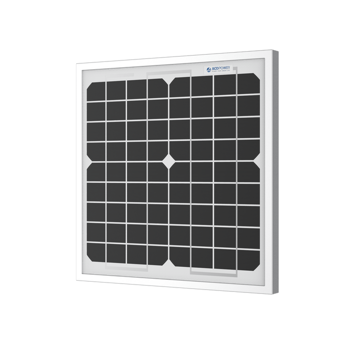 ACOPower | 10 Watt 12 Volt Monocrystalline Solar Panel