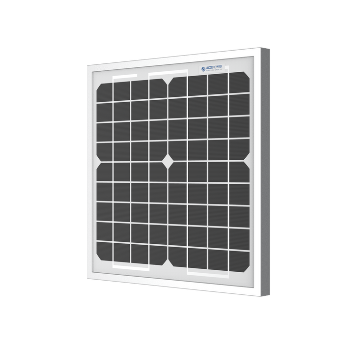 ACOPower | 10 Watt 12 Volt Monocrystalline Solar Panel