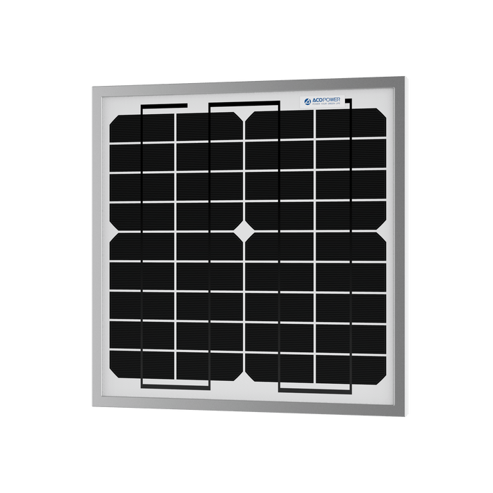 ACOPower | 10 Watt 12 Volt Monocrystalline Solar Panel