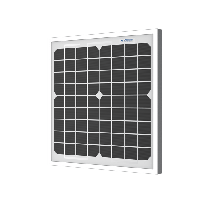 ACOPower | 10 Watt 12 Volt Monocrystalline Solar Panel