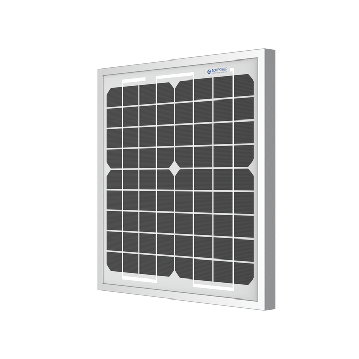 ACOPower | 10 Watt 12 Volt Monocrystalline Solar Panel