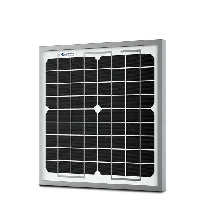 ACOPower | 10 Watt 12 Volt Monocrystalline Solar Panel