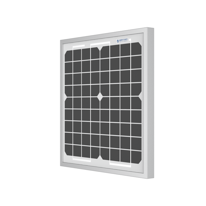 ACOPower | 10 Watt 12 Volt Monocrystalline Solar Panel