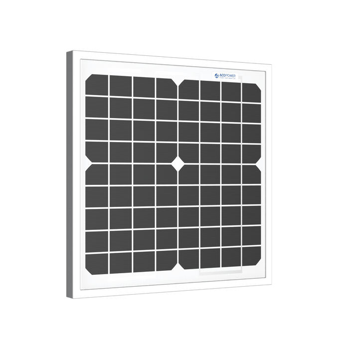 ACOPower | 10 Watt 12 Volt Monocrystalline Solar Panel