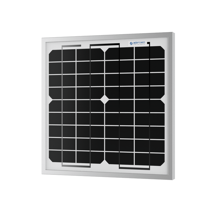 ACOPower | 10 Watt 12 Volt Monocrystalline Solar Panel