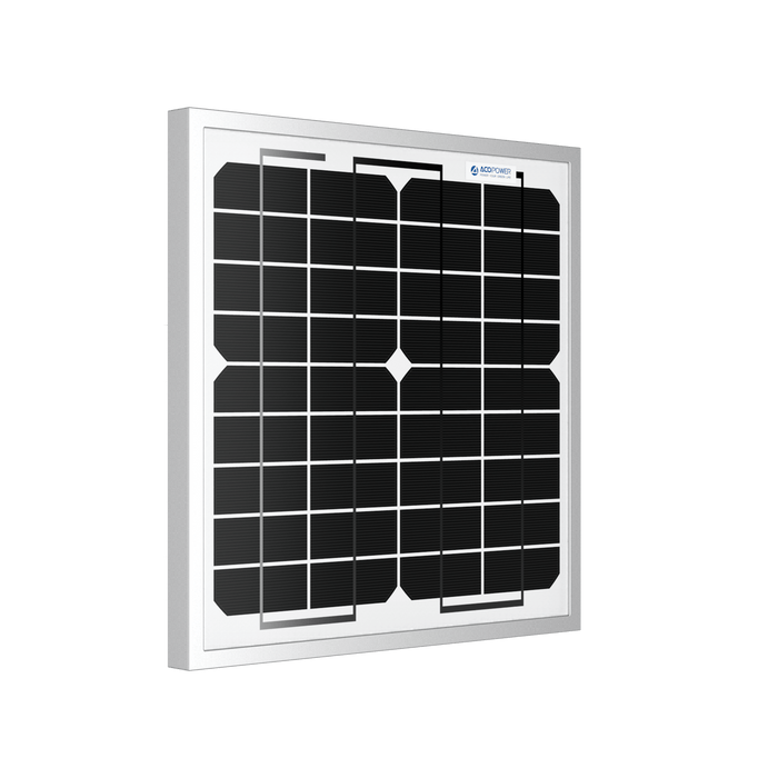 ACOPower | 10 Watt 12 Volt Monocrystalline Solar Panel