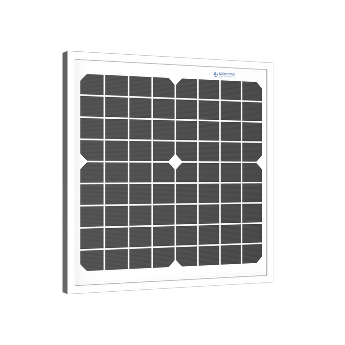 ACOPower | 10 Watt 12 Volt Monocrystalline Solar Panel