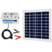 ACOPOWER 15W 12V Solar Charger Kit, 5A Charge Controller with Alligator Clips - acopower