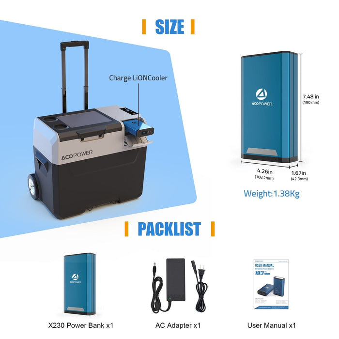 ACOPower | 193Wh Portable Power Station