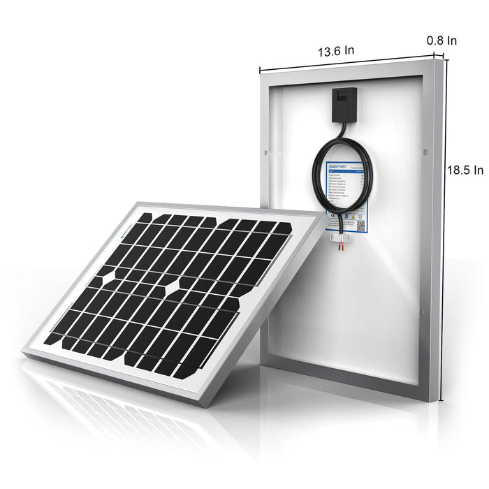 ACOPower | 20 Watt 12 Volt Monocrystalline Solar Panel
